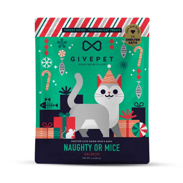 GivePet Naughty or Mice Christmas Cat Treats