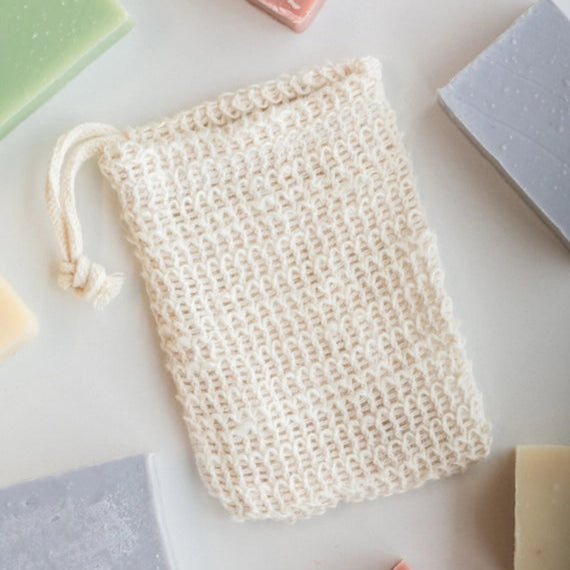 Agave Woven Soap Bag