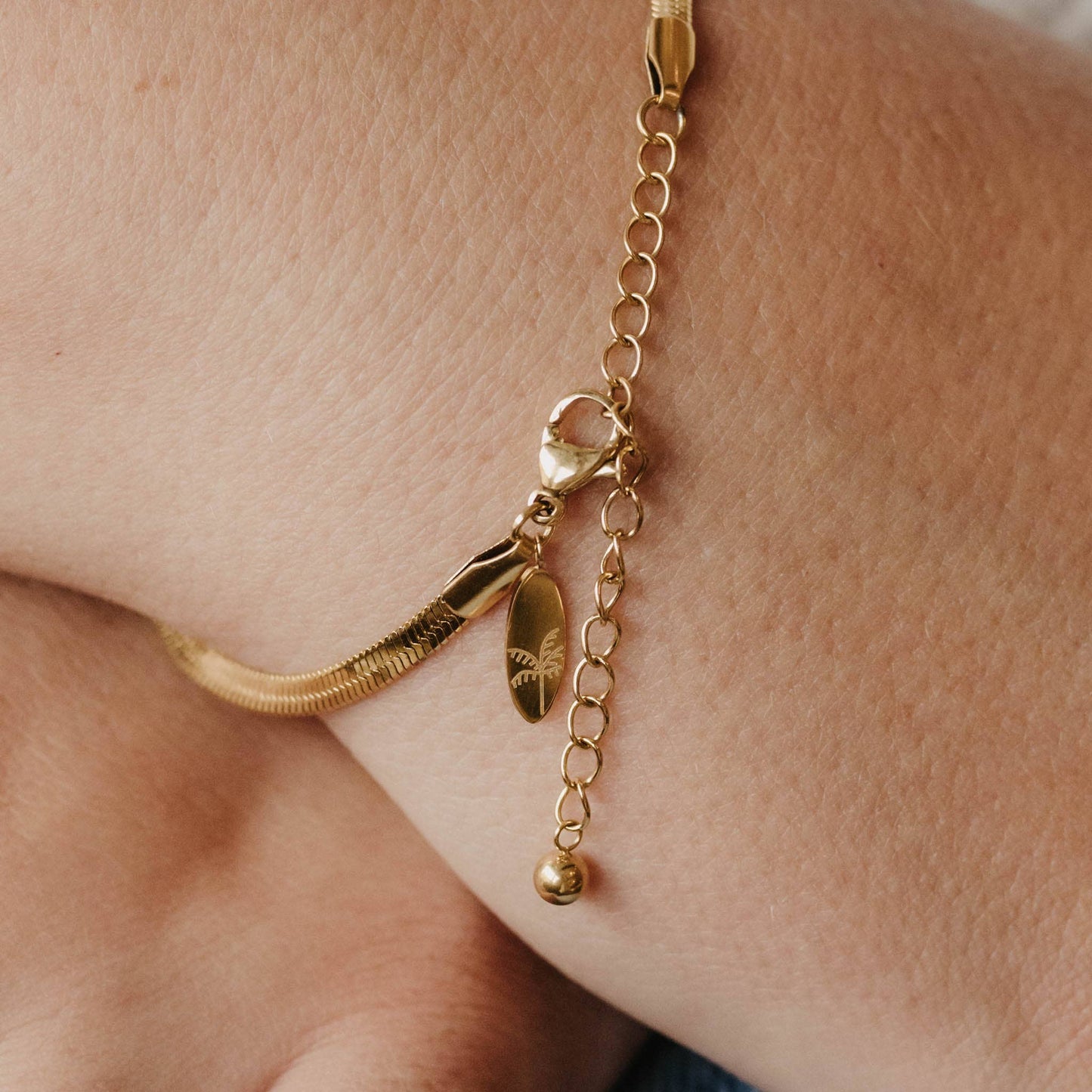 Herringbone Chain Bracelet