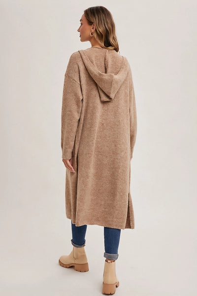 Hooded Longline Cardigan