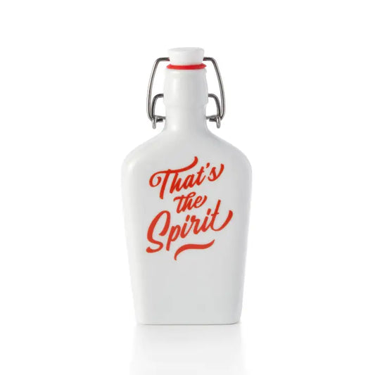 That's The Spirit Ceramic Flask