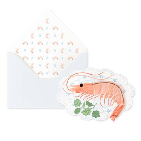 Shrimp Pop-Up Card