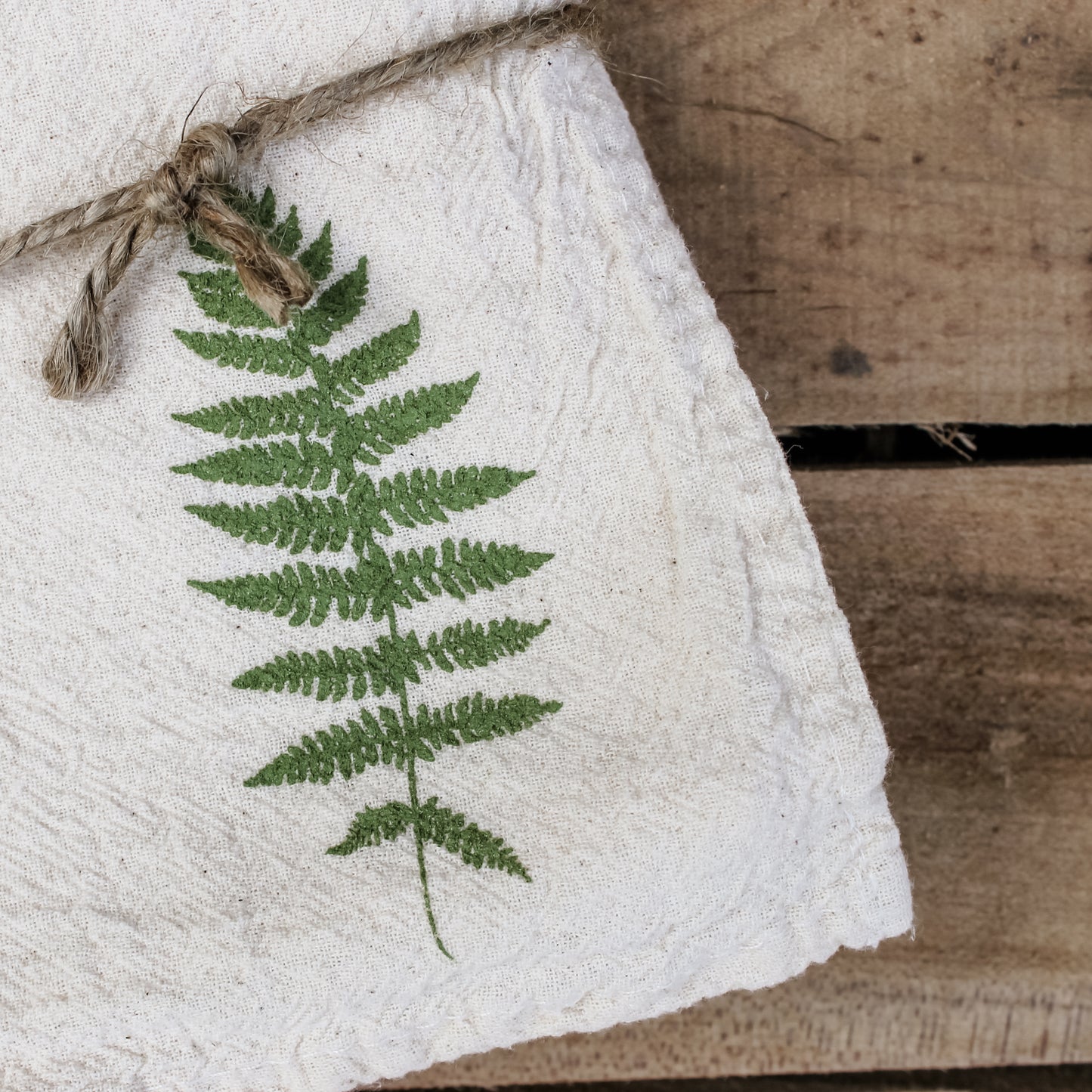 Fern Cloth Napkins - set of 4