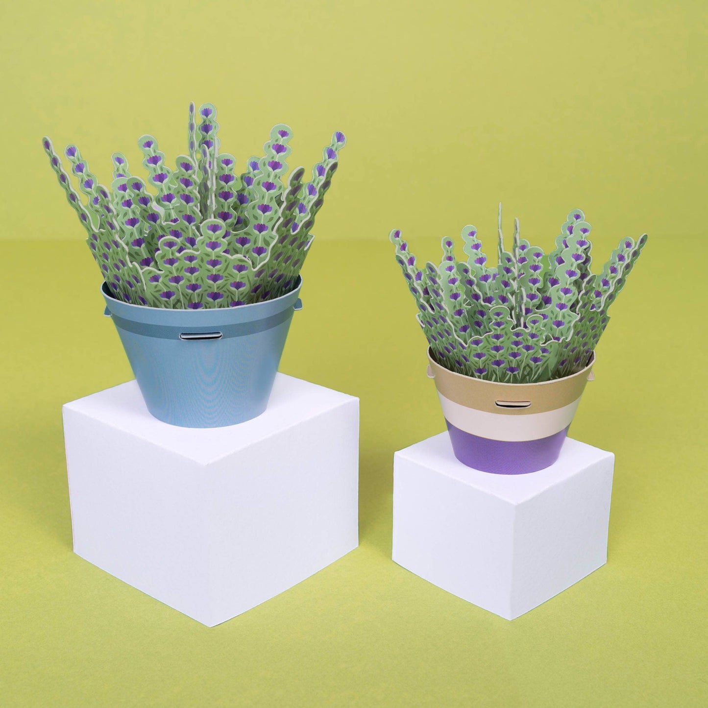 DIY Mini Paper Lavender Plant
