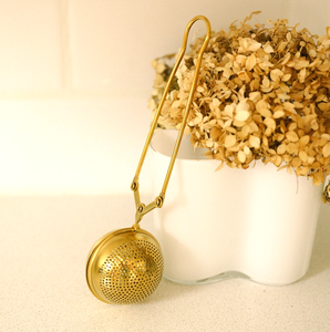 Golden Tea Strainer & Infuser