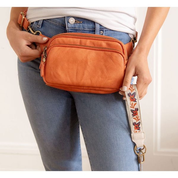 Kylie Sling Bag in Pumpkin