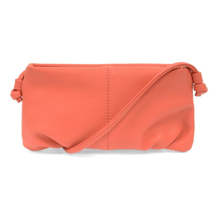 Emmie Crossbody Cinch Purse in Coral