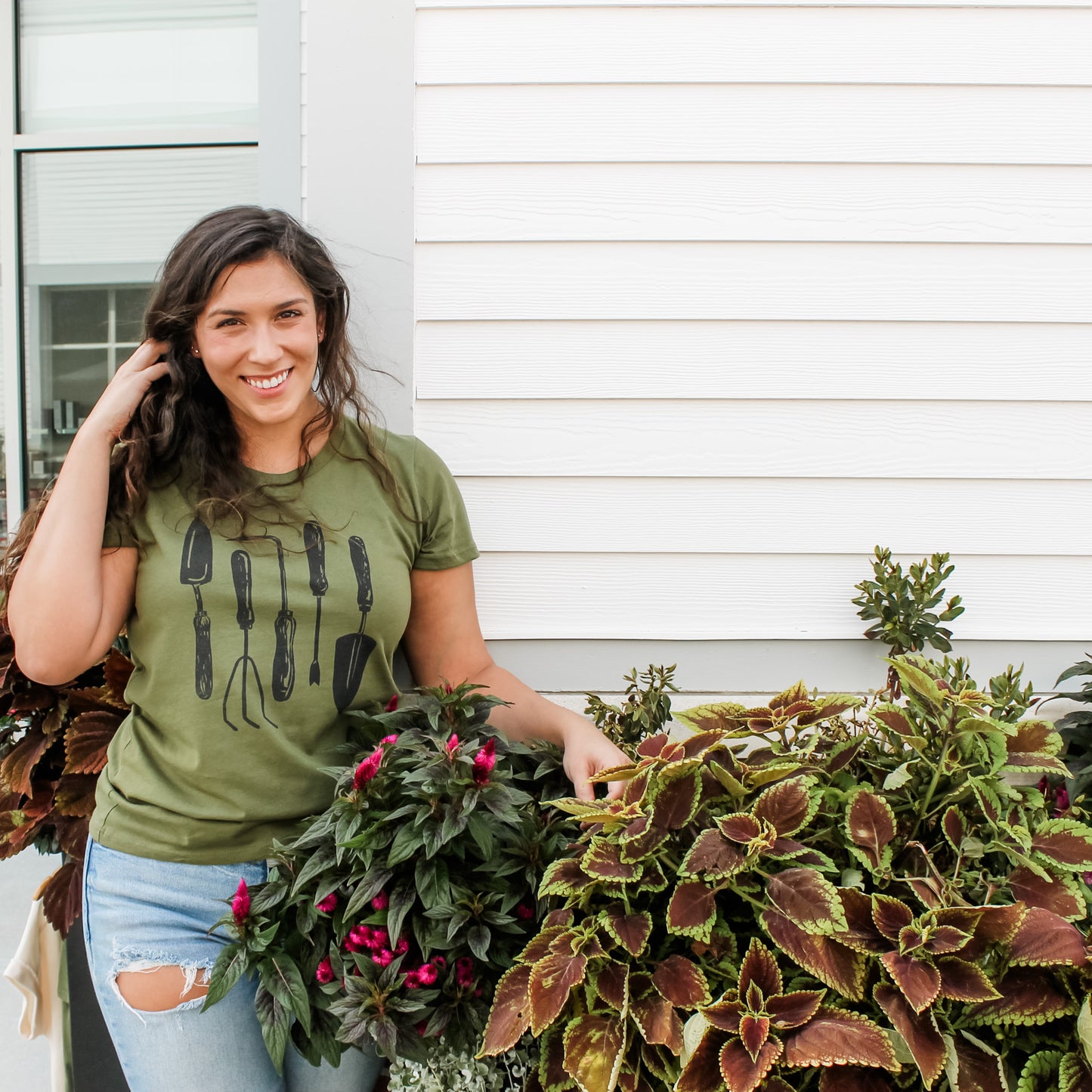 Garden Tools Ladies Eco Tee