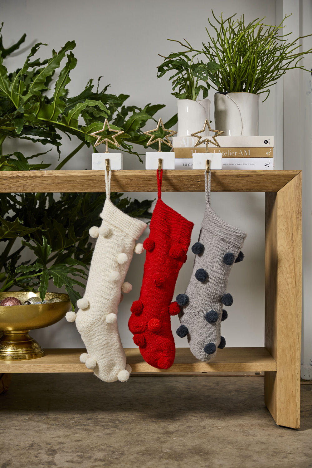 Nordic Poof Stocking