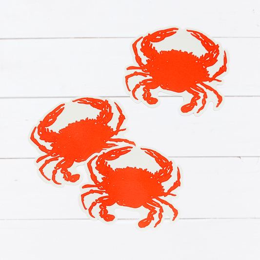 Red Crab Sticker