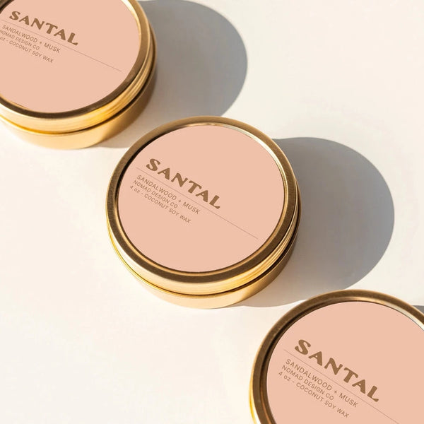 Santal Travel Tin Candle