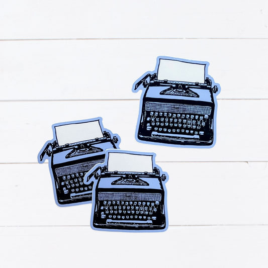 Typewriter Sticker
