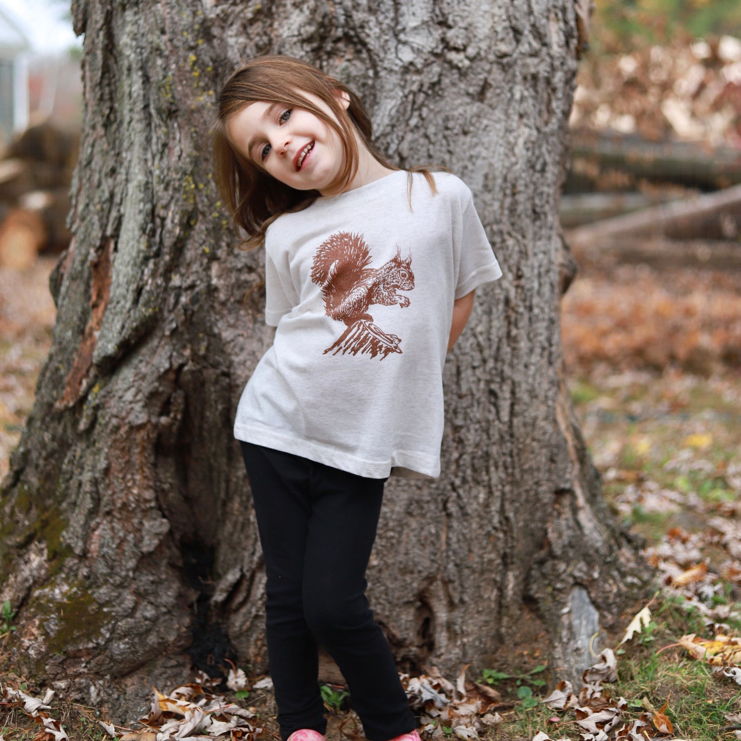 Red Squirrel Toddler Tee