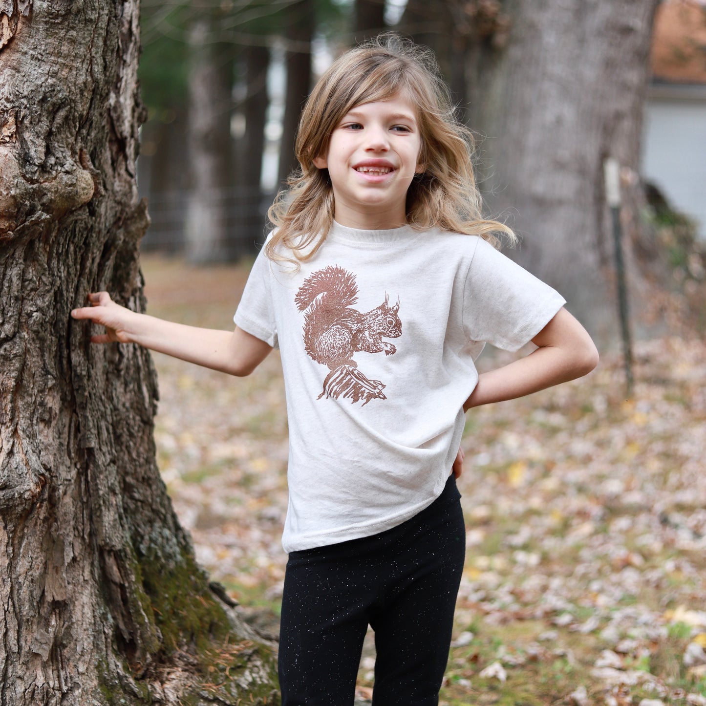 Red Squirrel Toddler Tee