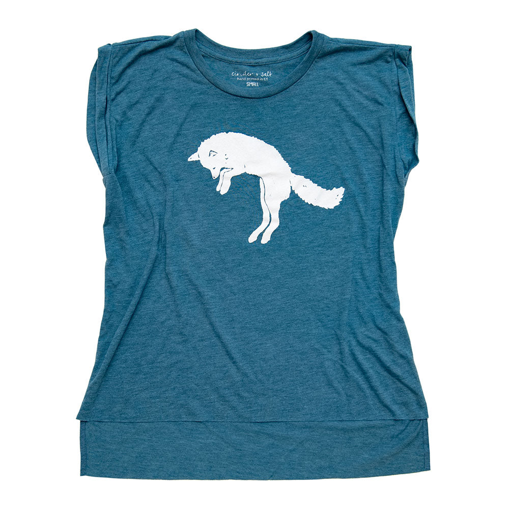 Arctic Fox Rolled Sleeve Muscle Tee