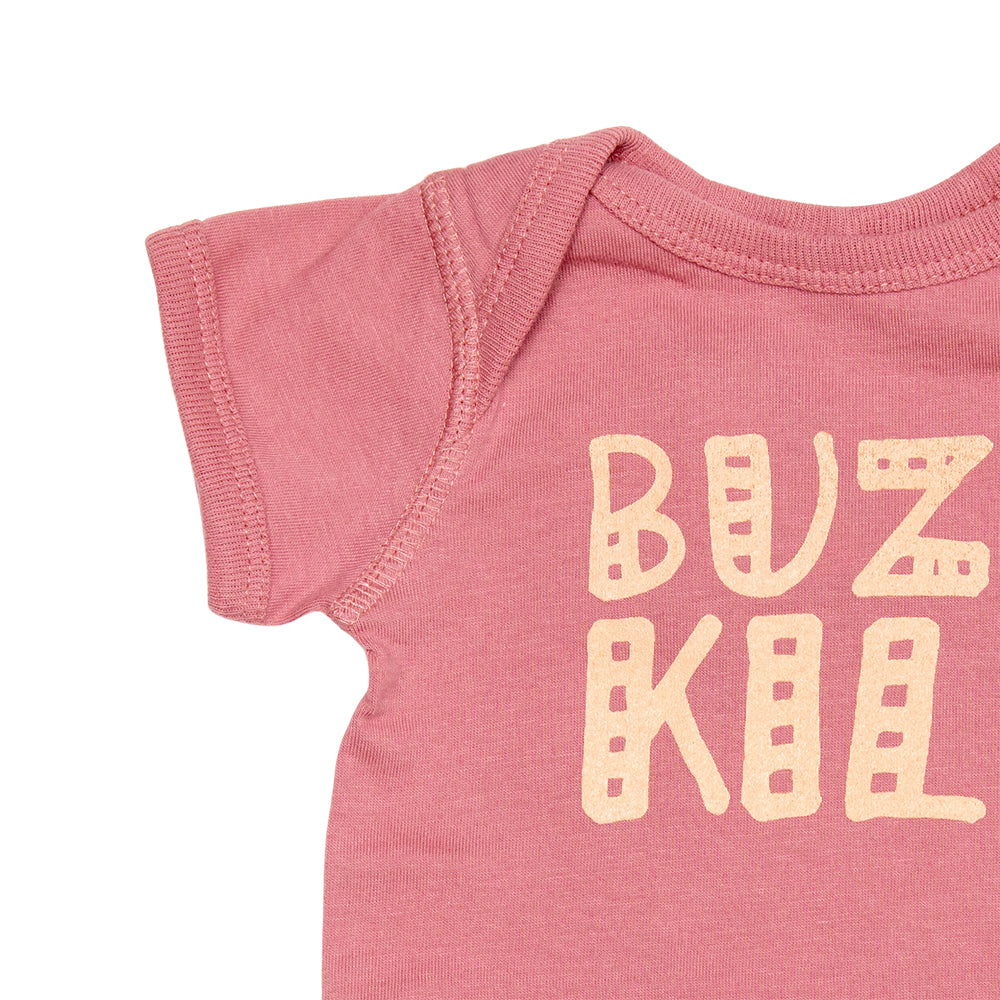 Buzz Kill Onesie - Mauve