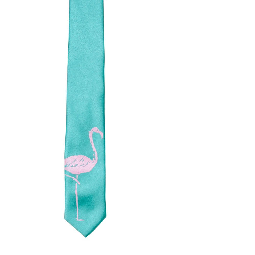 Flamingo Skinny Tie