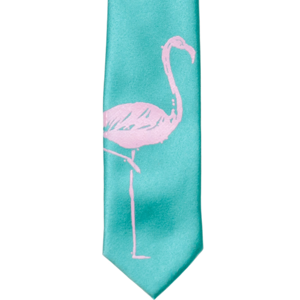 Flamingo Skinny Tie