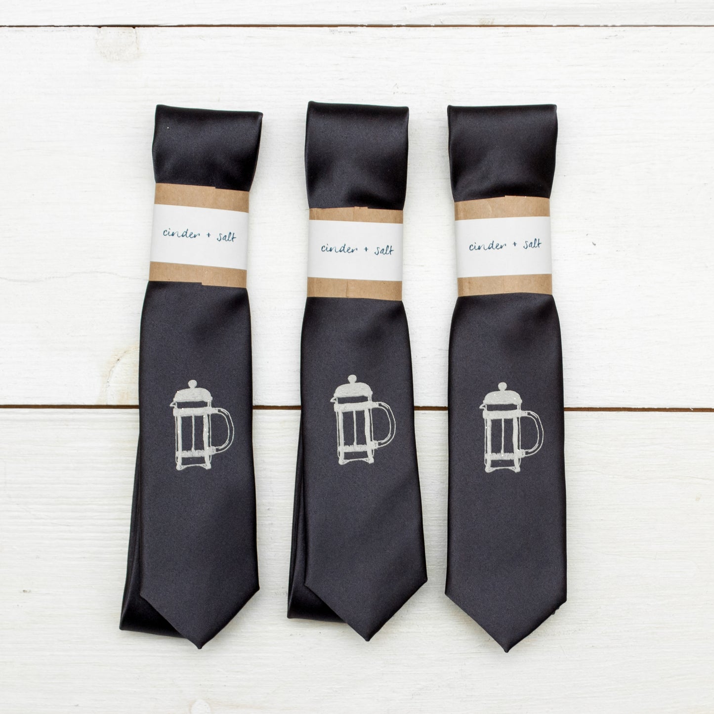 French Press Skinny Tie