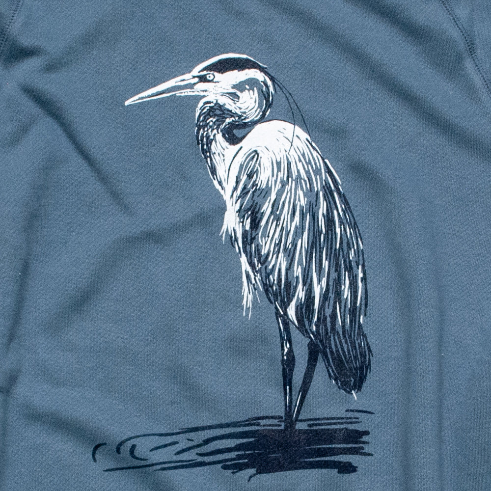 Great Blue Heron French Terry Sweatshirt