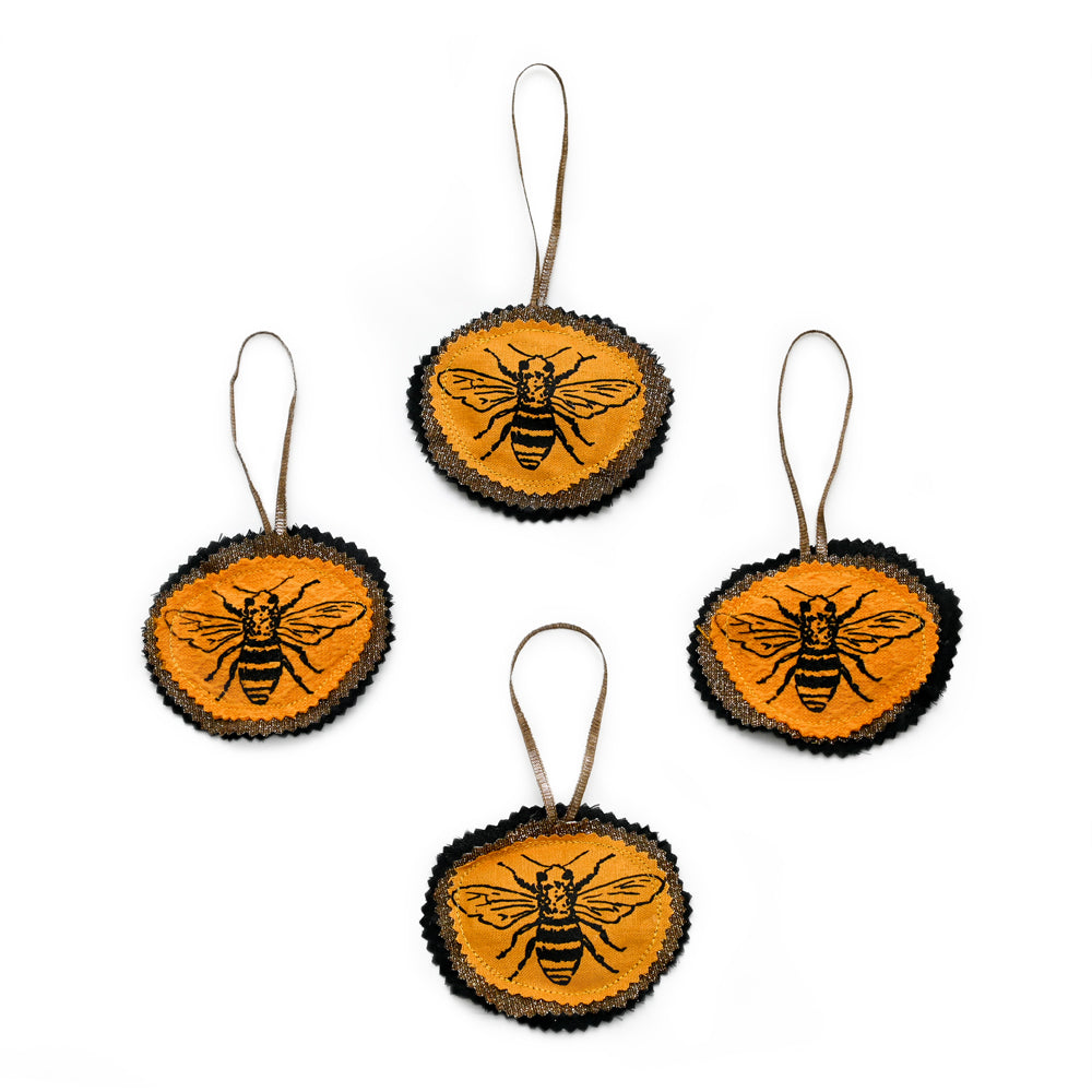 Honey Bee Plushie Ornament