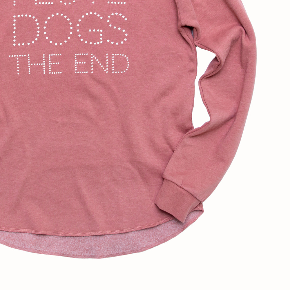 I Love Dogs Beach Hoodie
