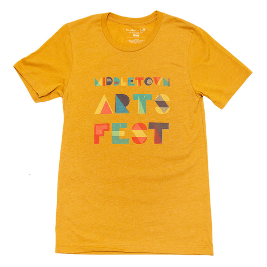 Middletown Arts Fest Tee - Mustard