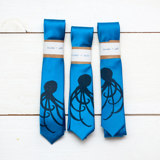 Octopus Skinny Tie