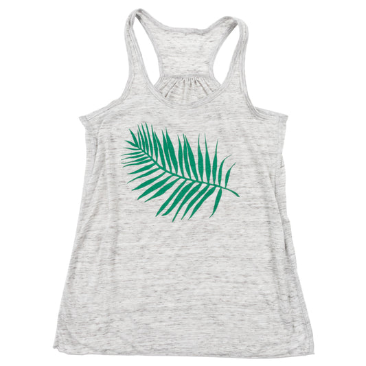 Palm Leaf Ladies Flowy Tank