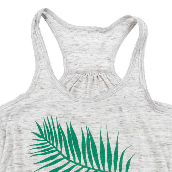 Palm Leaf Ladies Flowy Tank