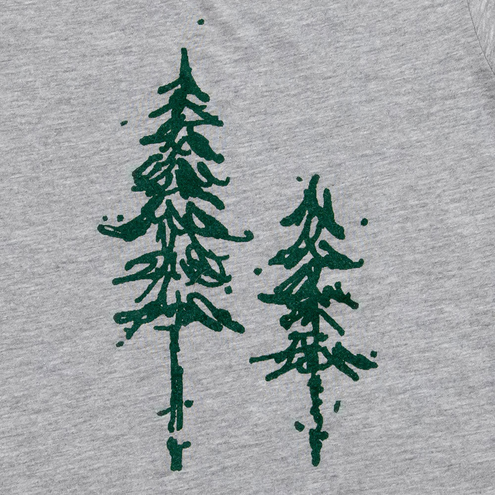 Pine Trees Girls Princess-Cut Tee