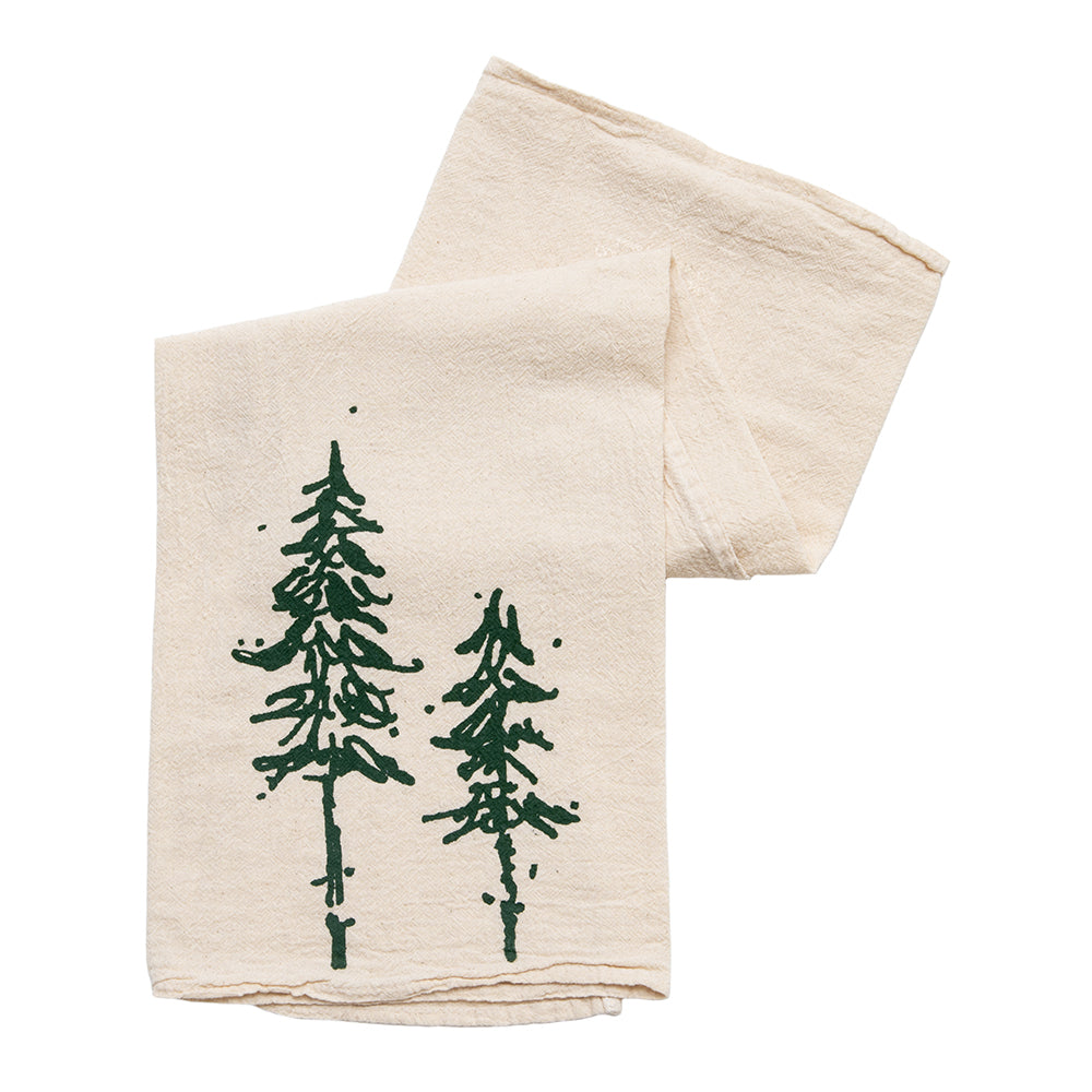 Pine Trees Tea Towel