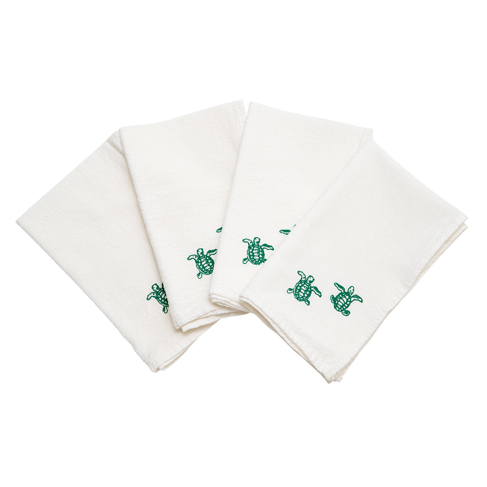 Sea Turtles Cloth Napkins - Set of 4