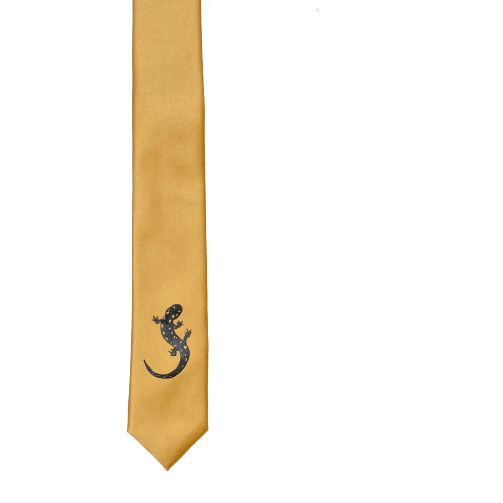 Spotted Salamander Skinny Tie