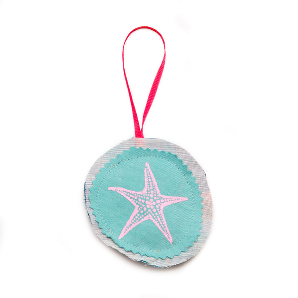 Starfish Plushie Ornament