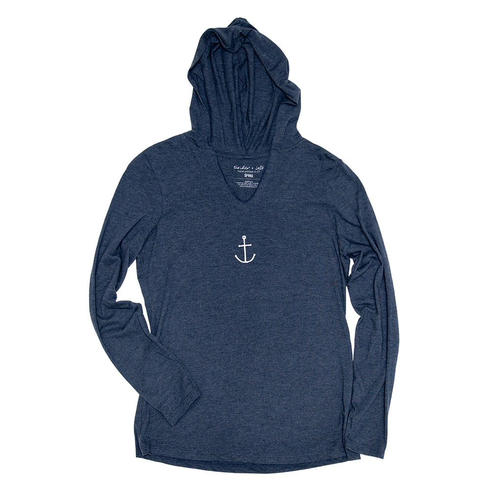 Tiny Anchor Lightweight Hoodie