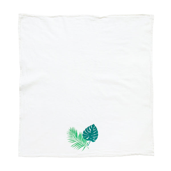 Tropical Leaves Tea Towel