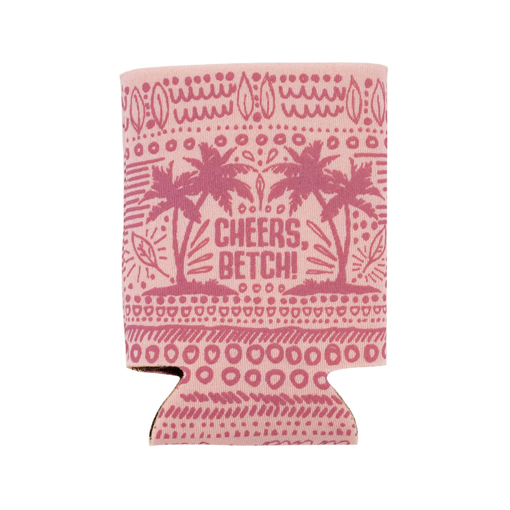 Cheers Betch Can Cooler in dusty rose