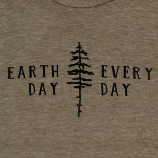 Earth Day Every Day Ladies Muscle Tee