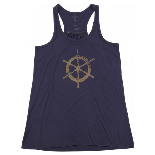 Ship's Wheel Ladies Flowy Tank