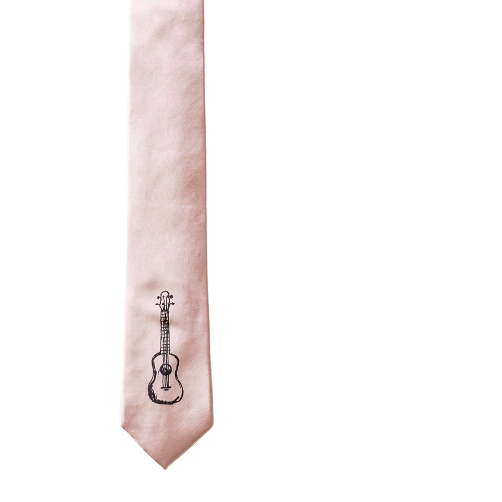 Guitar / Ukulele Skinny Tie - Peach