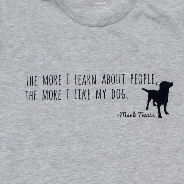 Mark Twain 'Like My Dog' USA Tee