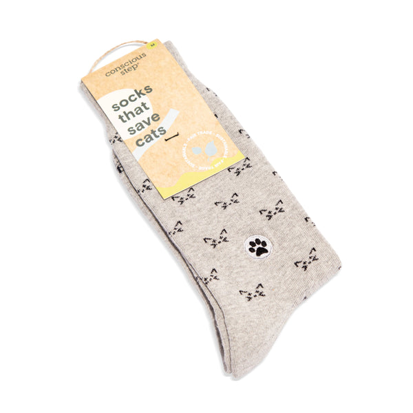 Socks that Save Cats  - Grey